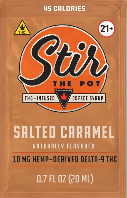Salted Caramel syrup sachet
